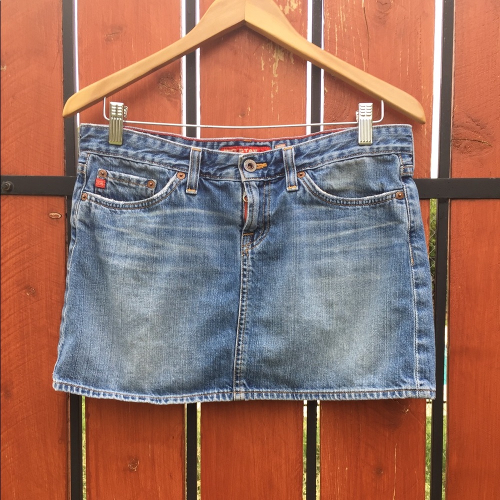 GORGEOUS!  BIG STAR ⭐️Janet denim skirt 29 - Picture 2 of 5